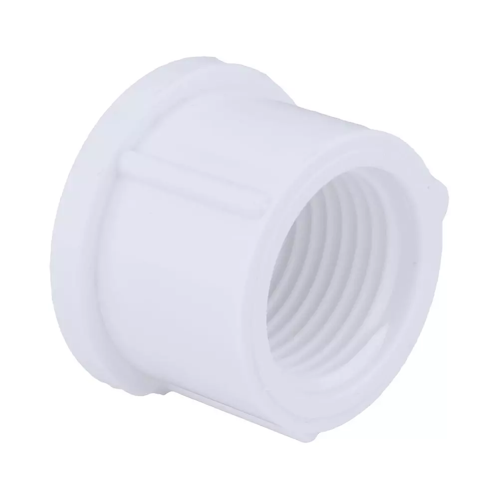 Charlotte Pipe And Foundry 1/2 in. PVC Schedule 40 FPT Cap MPN PVC 02117 0800 — image 1