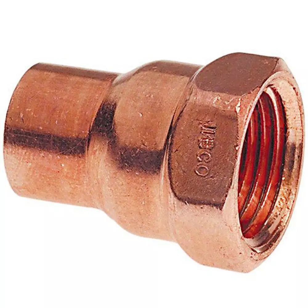 Nibco 1/4 in. Copper Female Adapter, Sweat x FPT MPN 9024100 — image 1