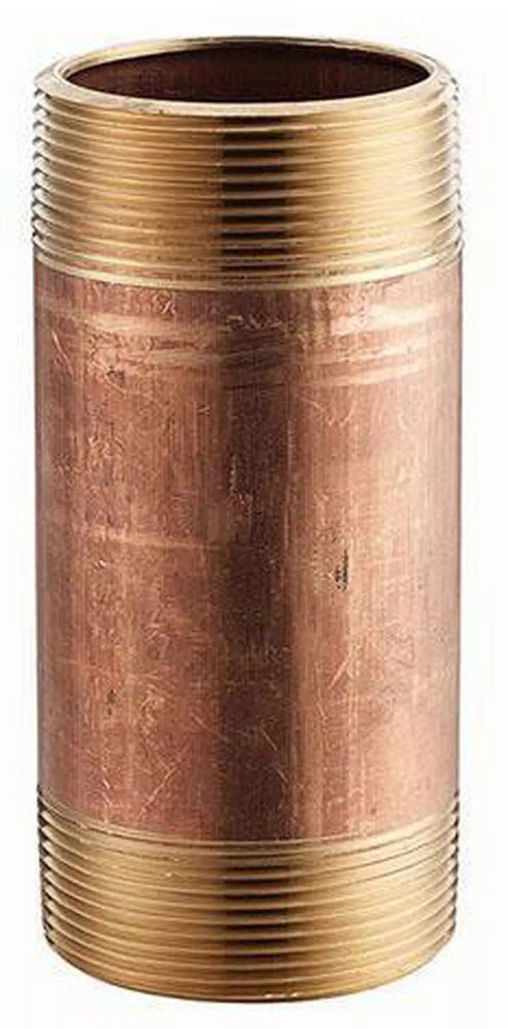 Merit Brass 1-1/4 x 5-1/2 in. MNPT Red Brass Nipple MPN 2120-550 — image 1