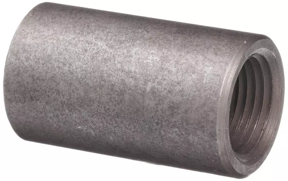 Global 1-1/4 in. Female Threaded Black Carbon Steel Weld Coupling MPN IBSCST — image 1