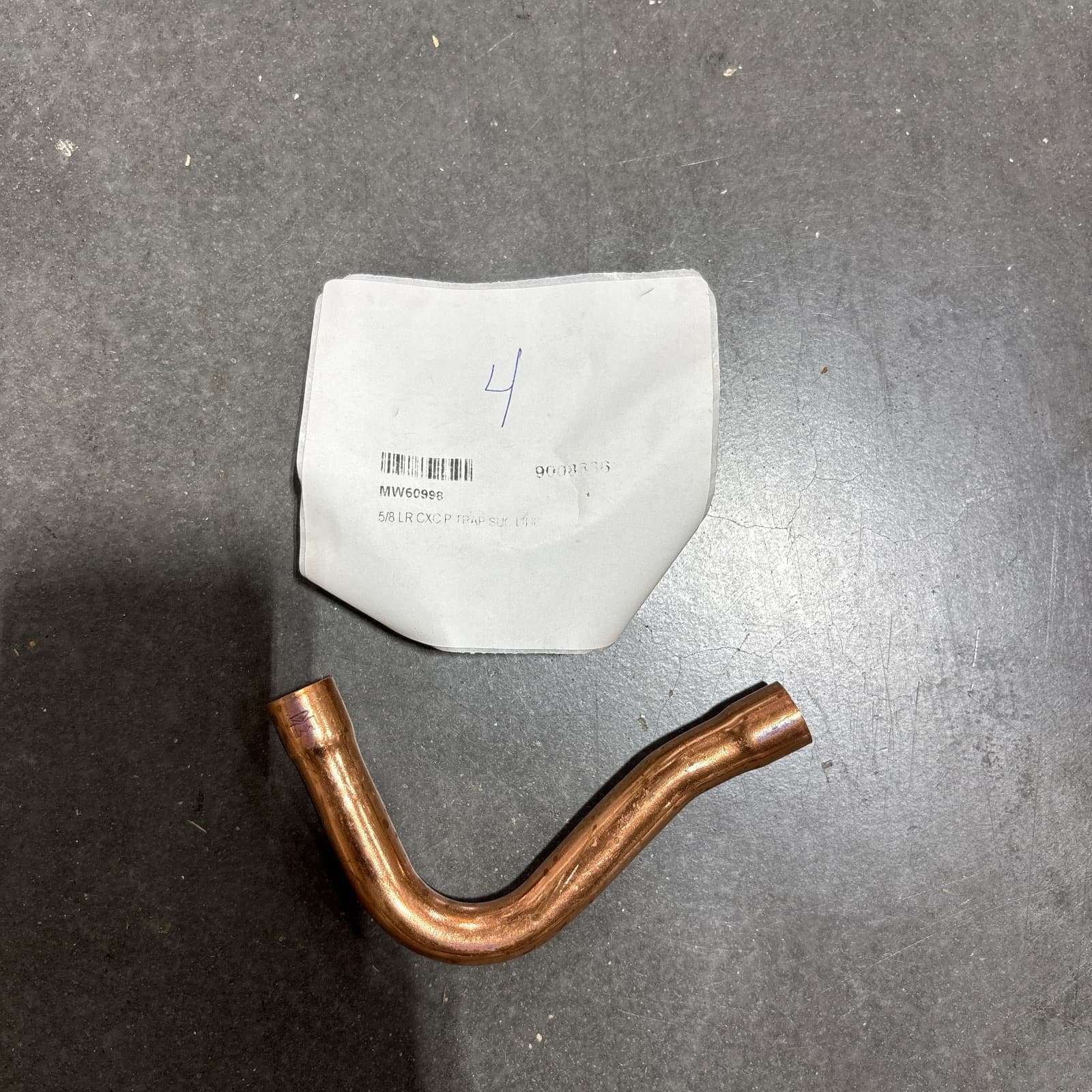 Mueller Industries 1/2 in. Copper Solder-Joint P-Trap Fitting MPN W 60998