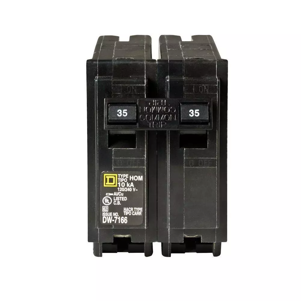 Square D Company 35A 2-Pole Mini Circuit Breaker MPN HOM235