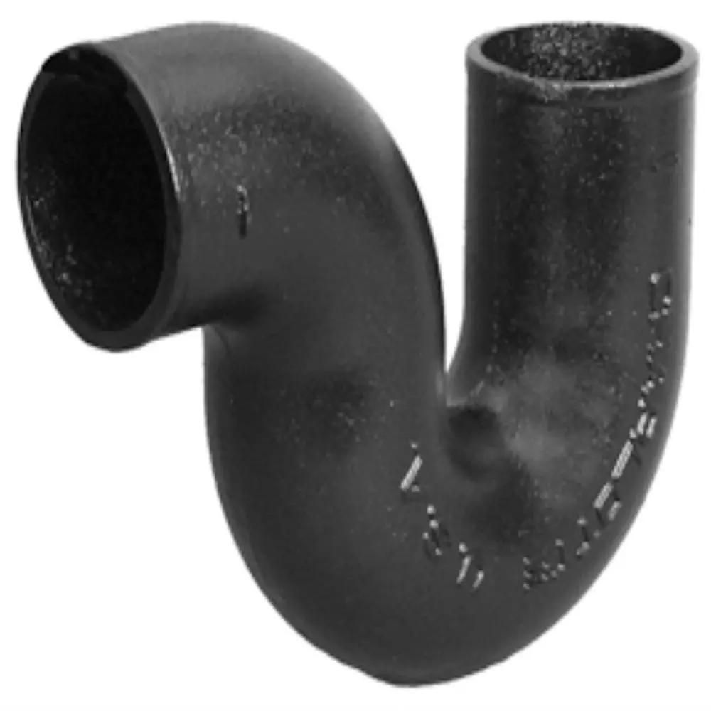 Charlotte Pipe And Foundry 1-1/2 in. No-Hub Cast Iron P-Trap MPN P-02506 — image 1