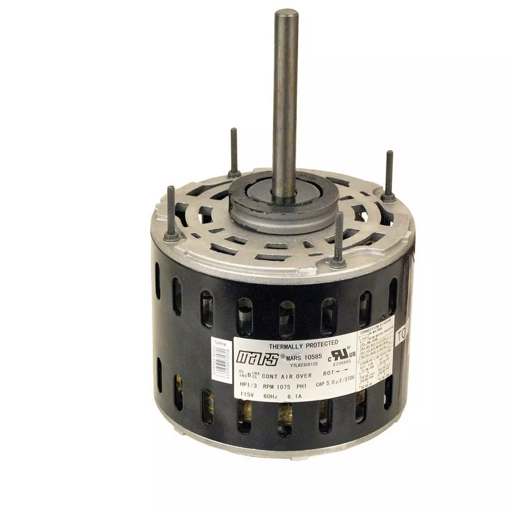 MARS 1/2 HP 1075 RPM 208/230V Single Phase Direct Drive Blower Motor MPN M10588