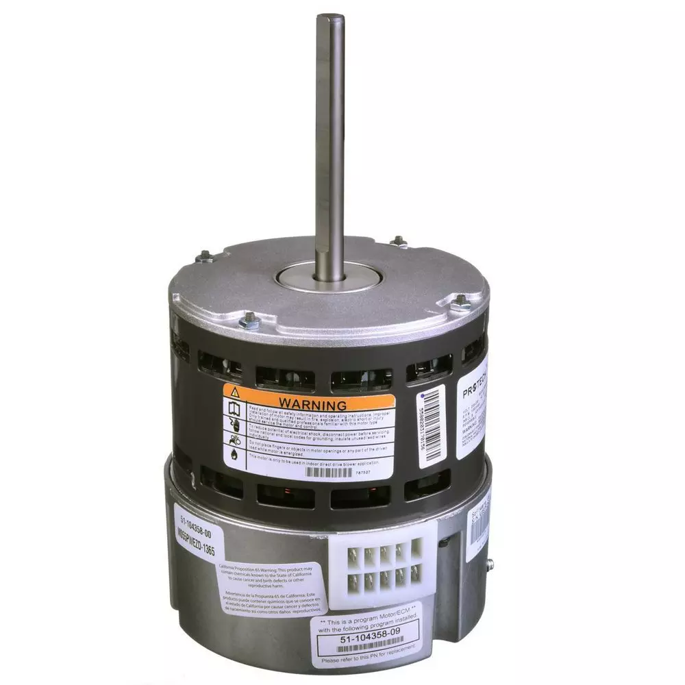 Durastar 1/3 hp 208/230V Single Phase ECM Variable Speed Blower Motor MPN 51-104358-09 — image 1