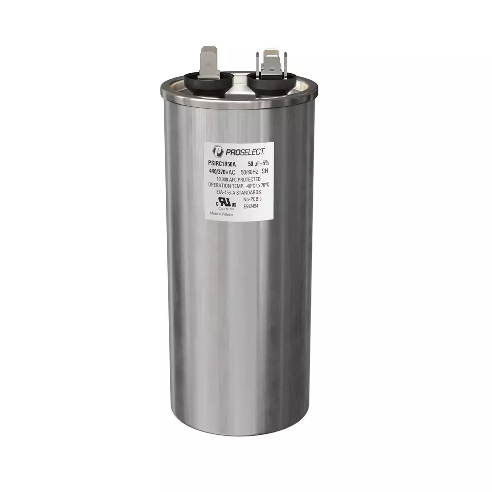 PROSELECT® 50 MFD 440/370V Round Run Capacitor MPN PSIRC1R50A