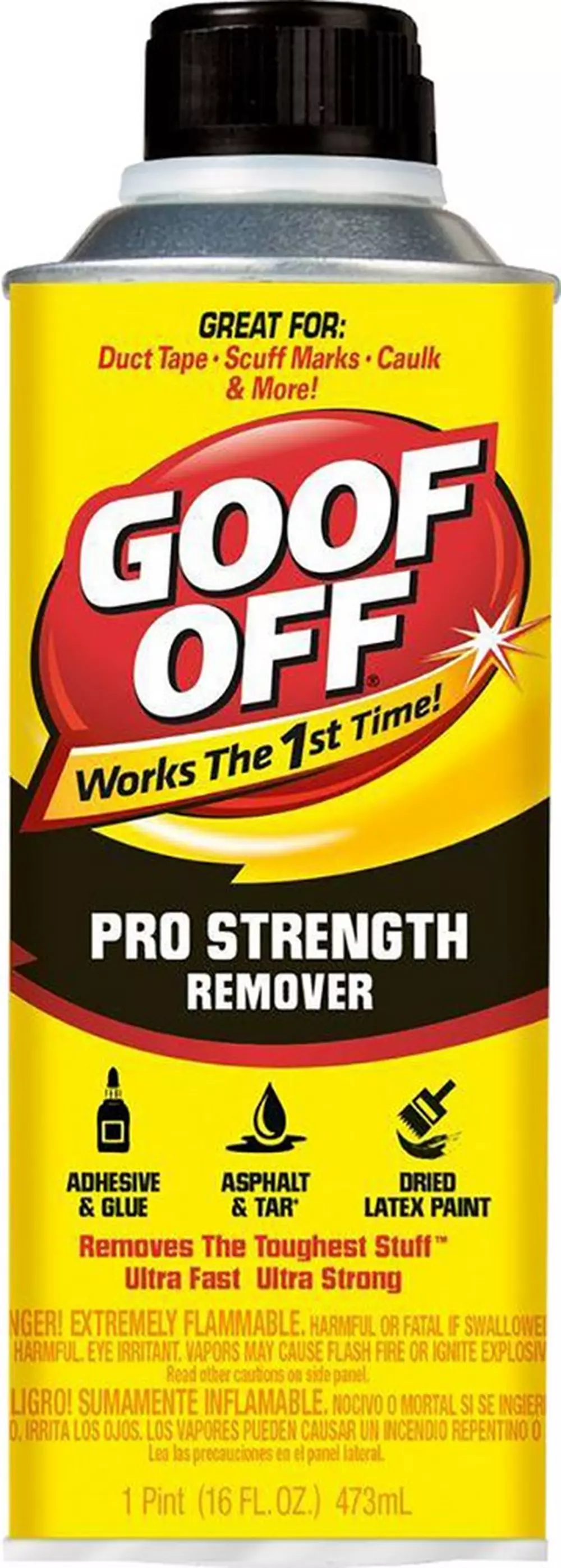 Goof Off 16 oz Professional Strength Multi-Surface Remover MPN FG654