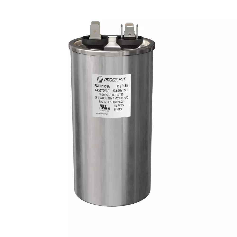 PROSELECT 35 MFD 440/370V Round Run Capacitor MPN PSIRC1R35A
