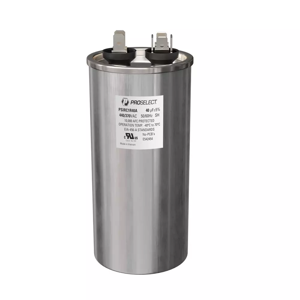 PROSELECT® 40 MFD 440/370V Round Run Capacitor MPN PSIRC1R40A