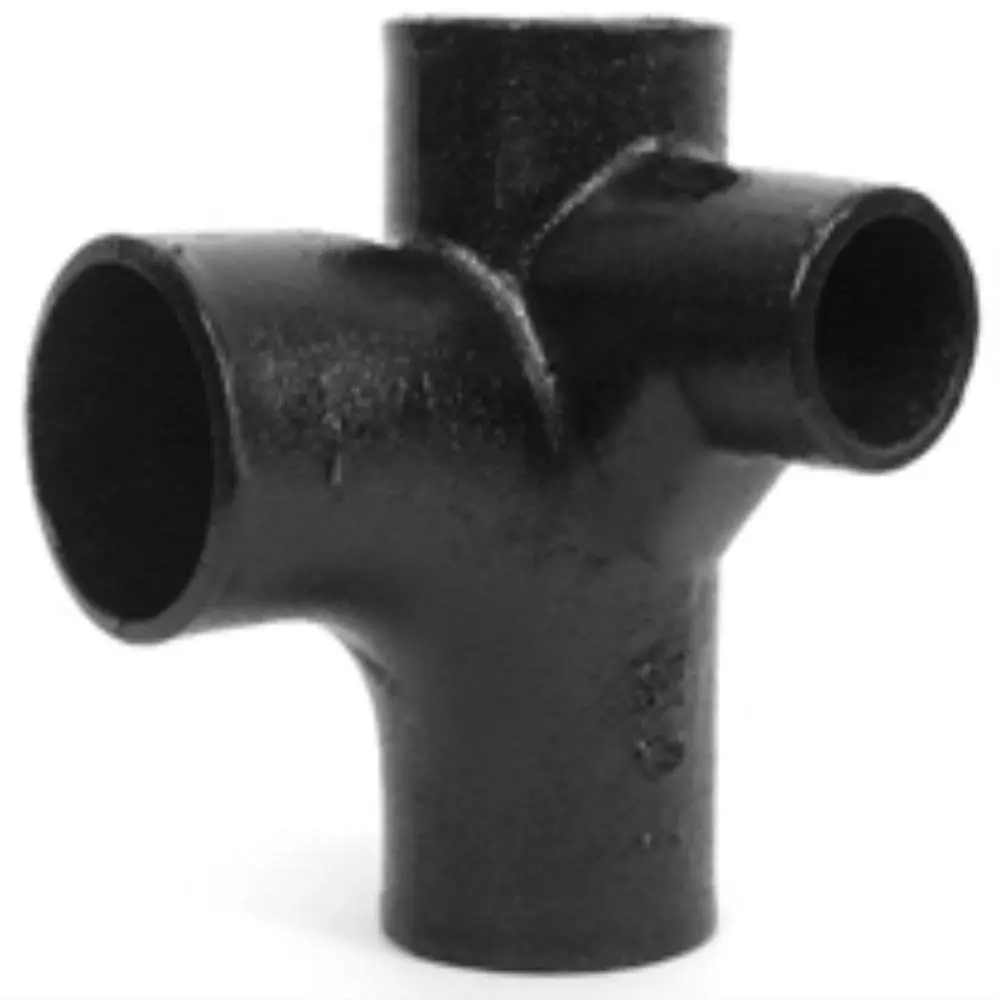 Charlotte Pipe And Foundry 3 in. No-Hub Cast Iron Sanitary Tee with 2 Left Hand Inlet MPN NH 00031 0600 — image 1