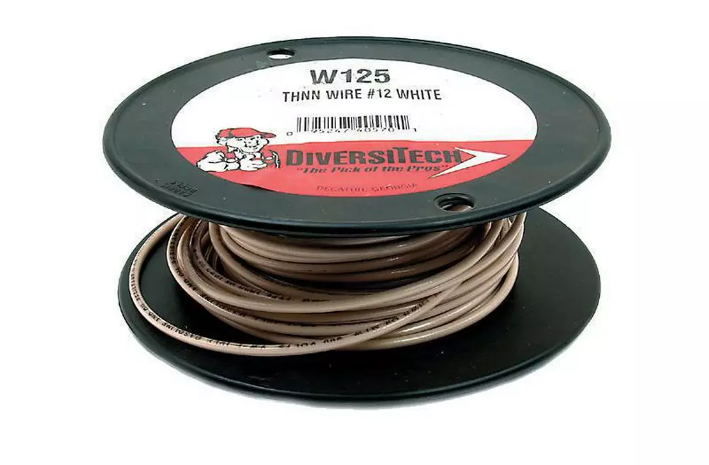 DIVERSITECH THHN Stranded Copper Wire 12 AWG Red 15 ft MPN W122