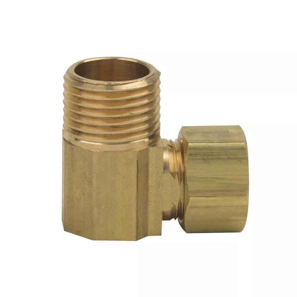 PROFLO 1/2 in. OD Tube x MIP Compression Elbow Adapter MPN B6988X — image 1