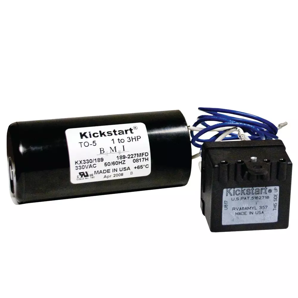RECTORSEAL Kickstart KS-1 Hard Start Kit, 3.5-5 Ton, 208-265V, 324 mfd MPN 96506