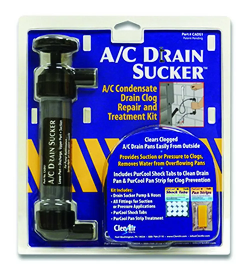 Nu-Calgon A/C Drain Sucker Condensate Drain Pan Kit 10x11 in MPN 61308