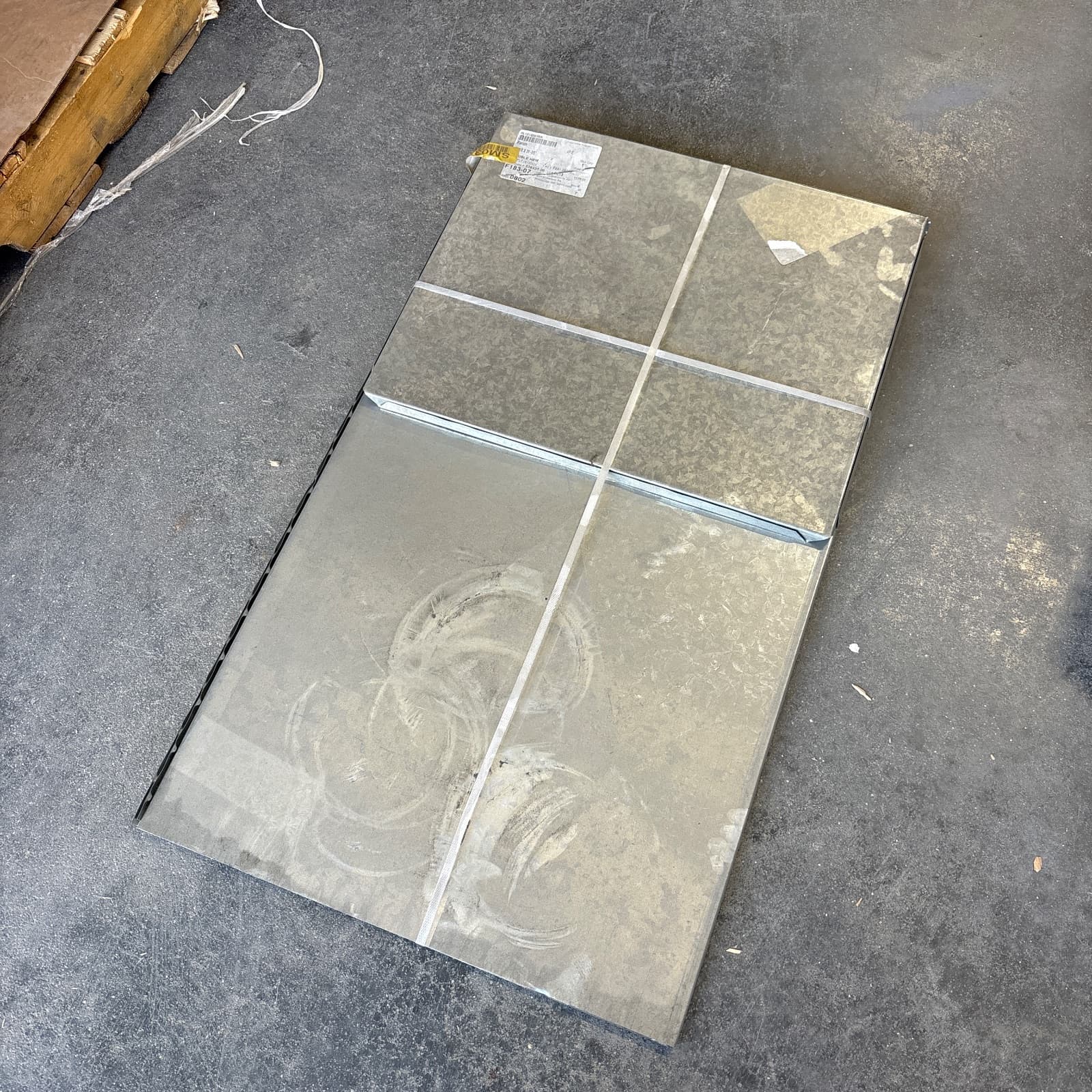 Seal Tite 16-1/2 x 20 x 36 in Galvanized Steel Plenum Box with Cap MPN 4R9916122036NF
