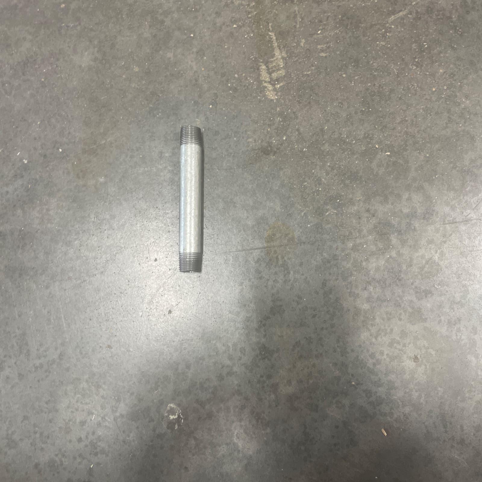 Global 3/8 x 4-1/2 in. Galvanized Carbon Steel Nipple Schedule 40 MPN MN-ZNG02412 — image 1