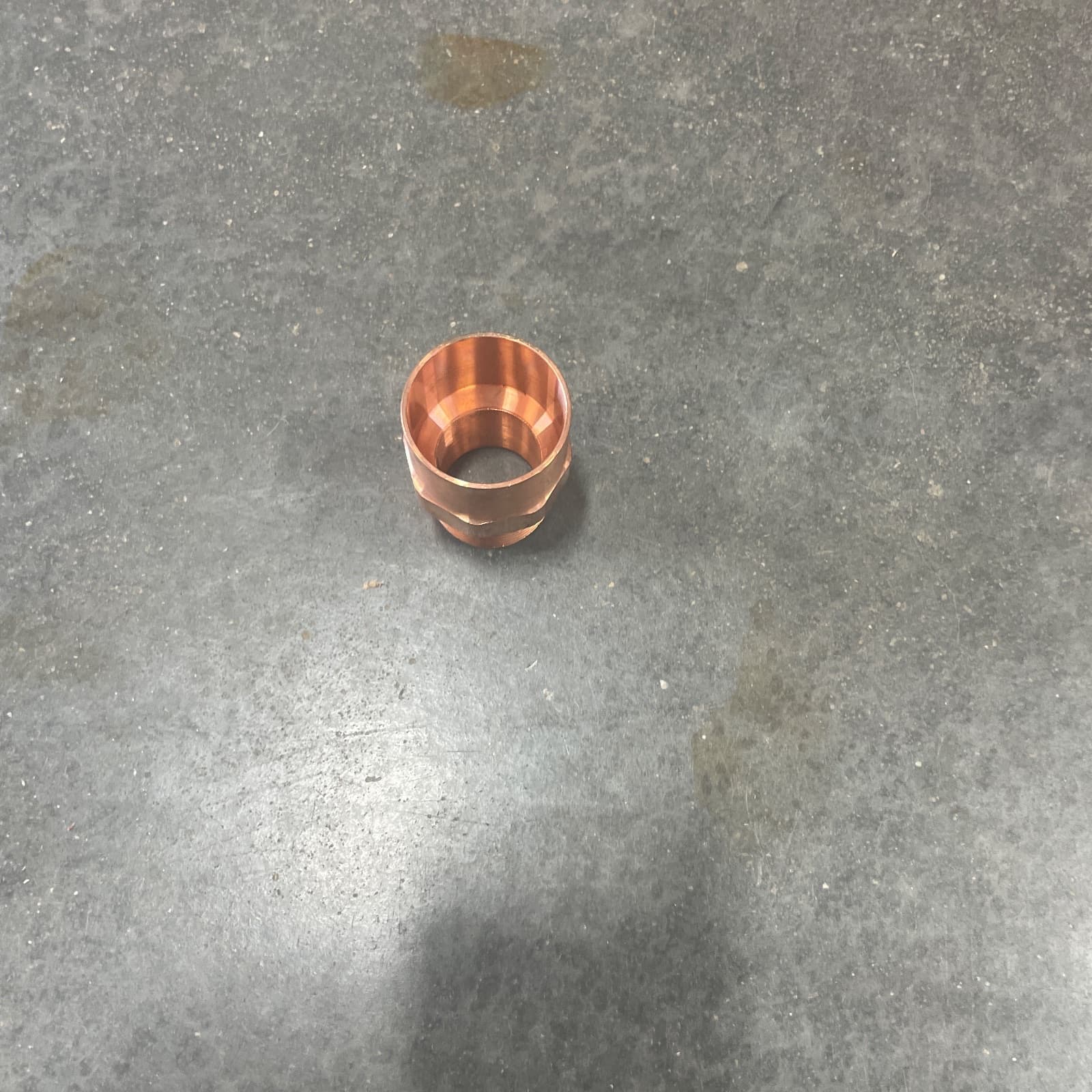 Nibco 1-1/4 x 1 in. Wrot Copper Male Adapter MPN 9031850 — image 1