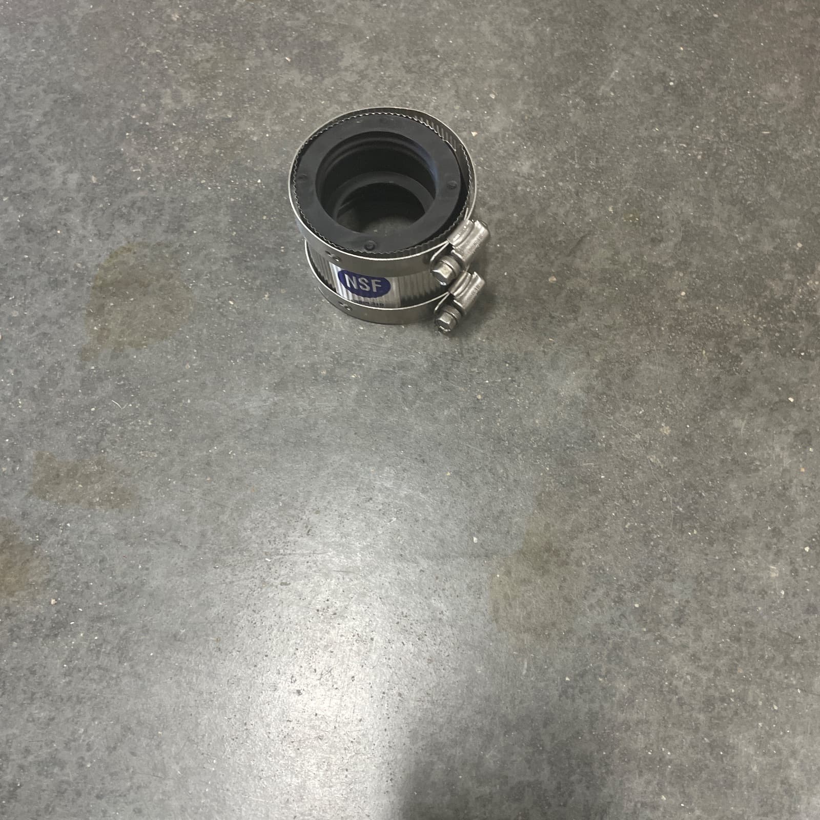 PROFLO 2 x 1-1/2 in. No Hub Reducing Cast Iron Coupling MPN 62J216P — image 1