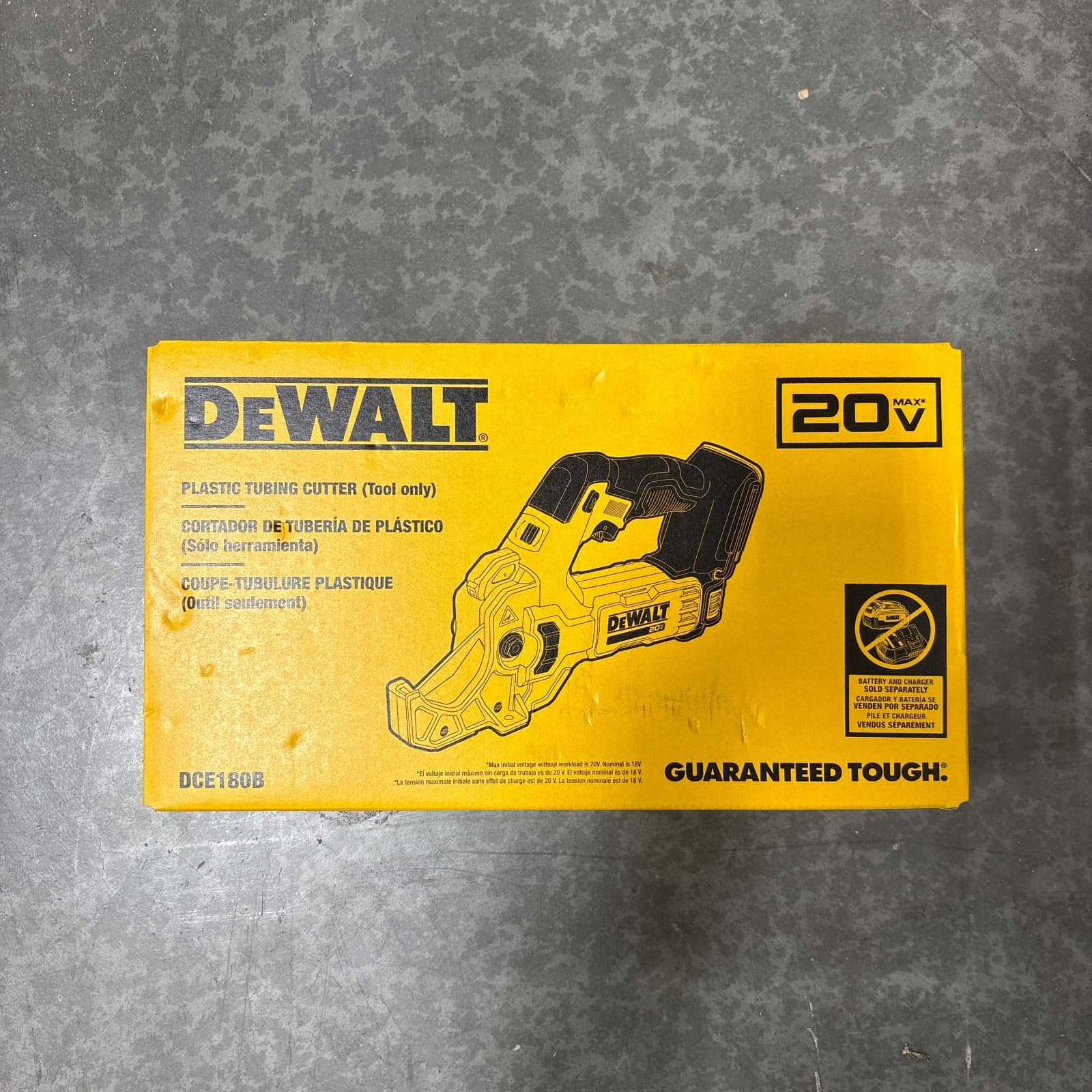 DEWALT 20V MAX XR 2 in. Plastic Tubing Cutter (Tool Only) MPN DCE180B — image 1