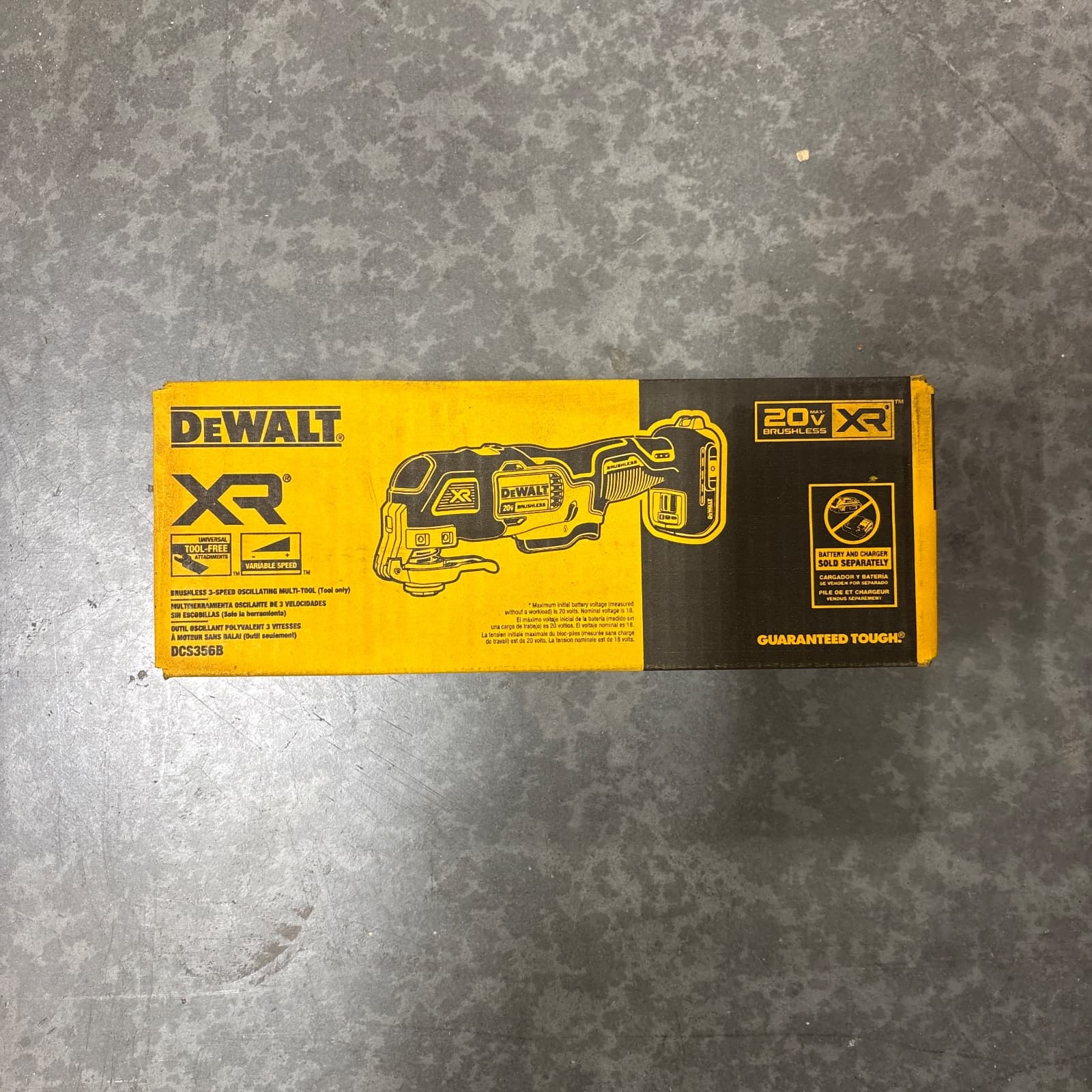 DEWALT 20V MAX XR Brushless Oscillating Multi-Tool MPN DCS356B