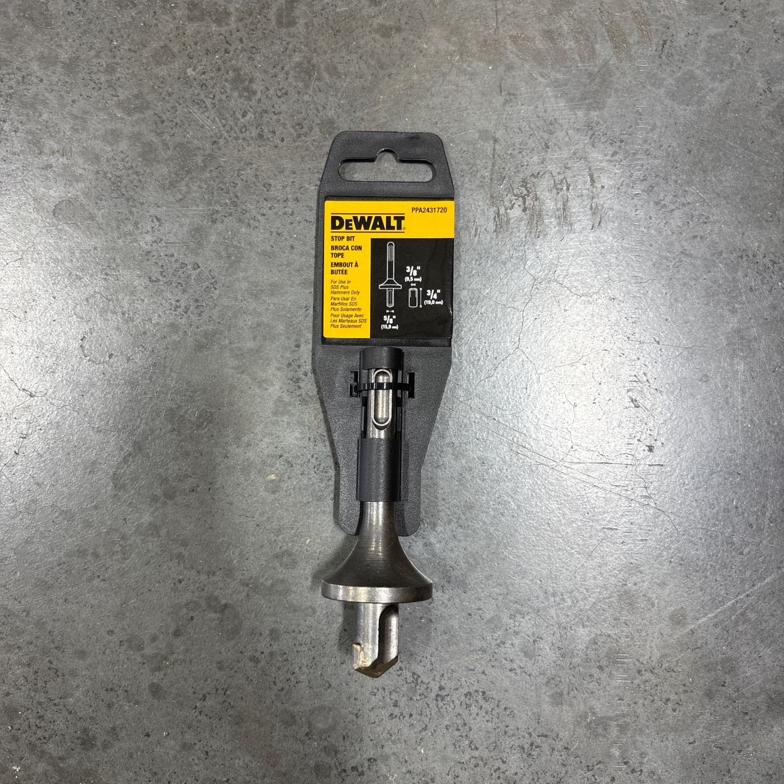 DEWALT 5/8 x 25/64 in. SDS-Plus Stop Drill Bit MPN PPA2431720