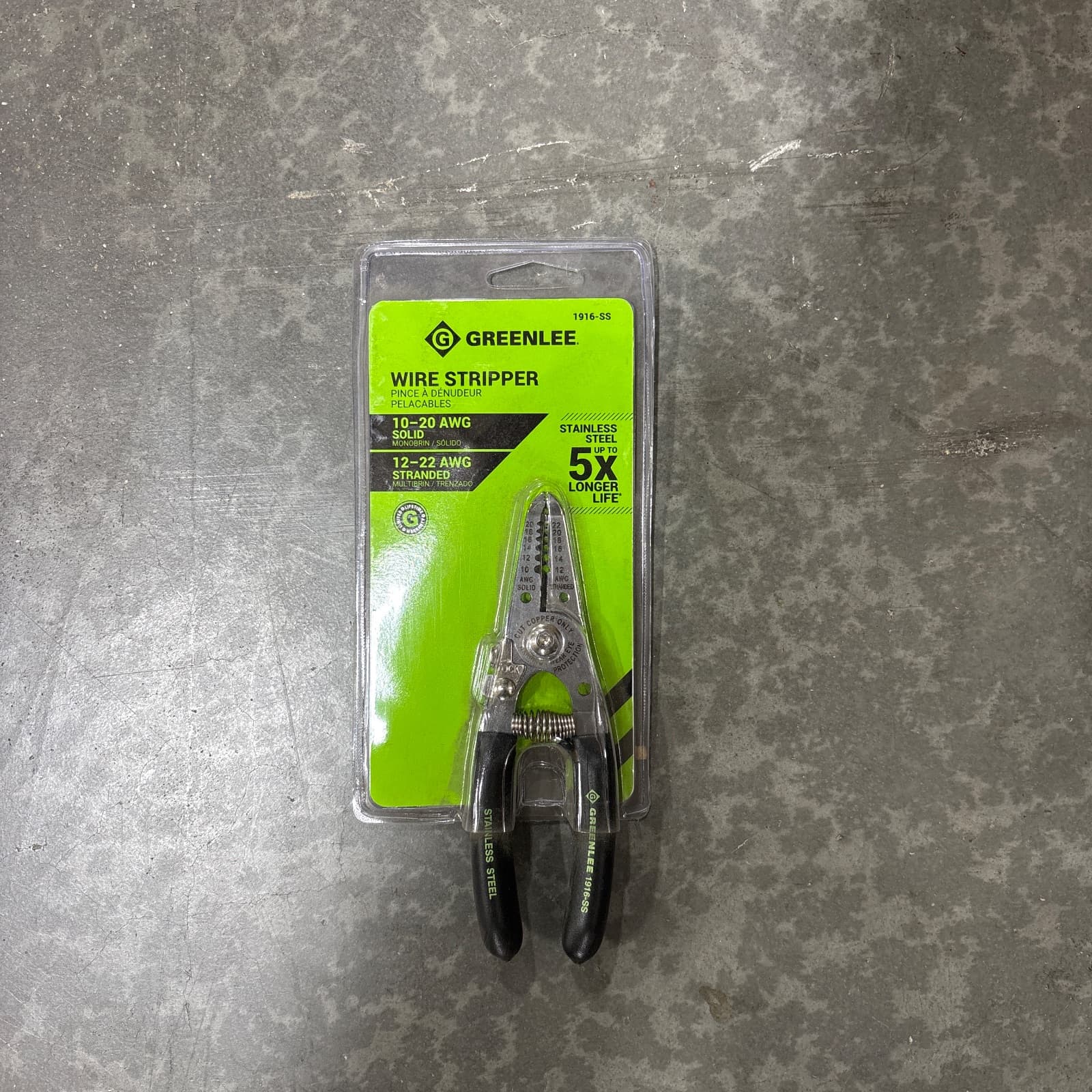 Greenlee Stainless Steel Wire Stripper and Cutter MPN 1916-SS