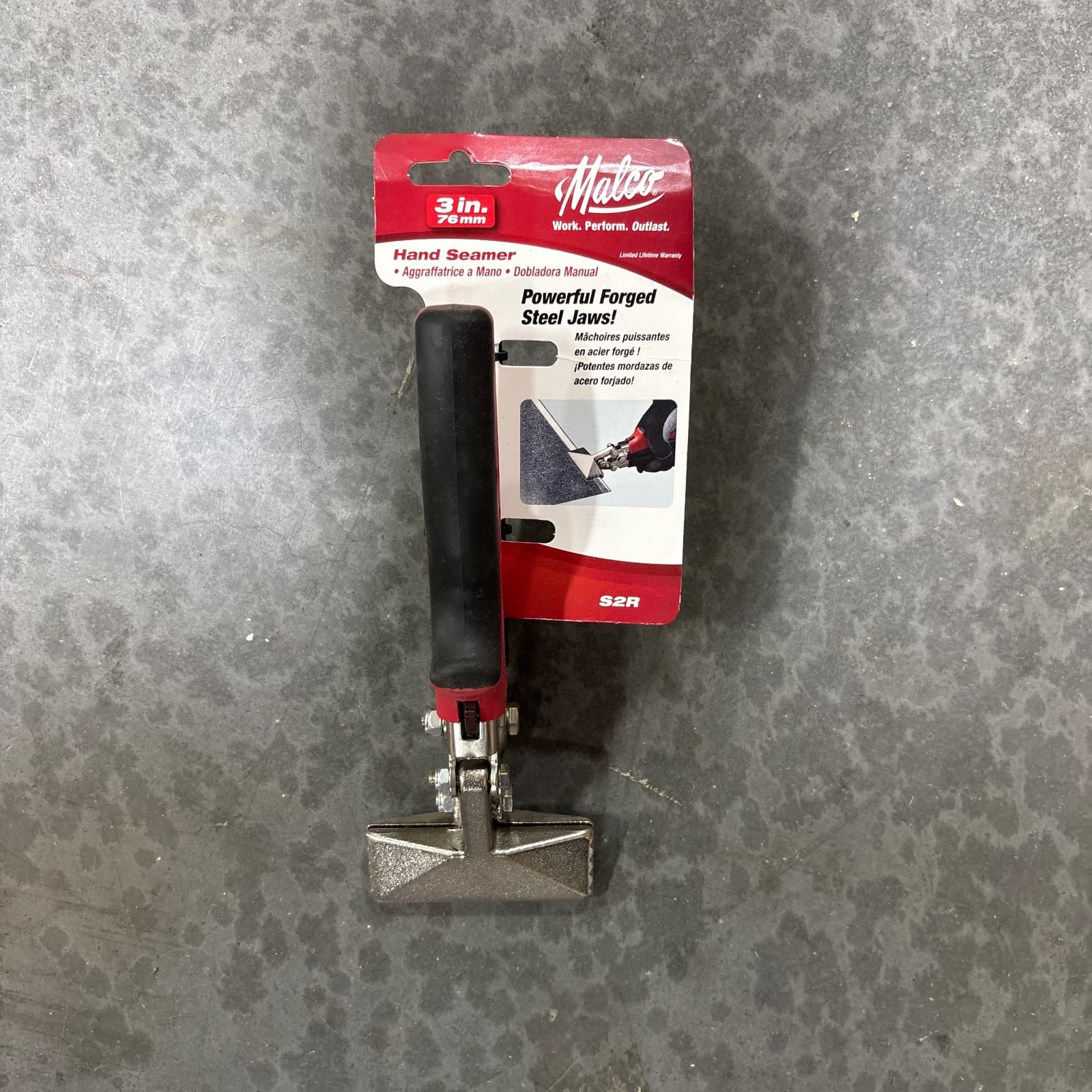 MALCO 3-1/4 in. 24 ga Hand Seamer MPN S2R — image 1