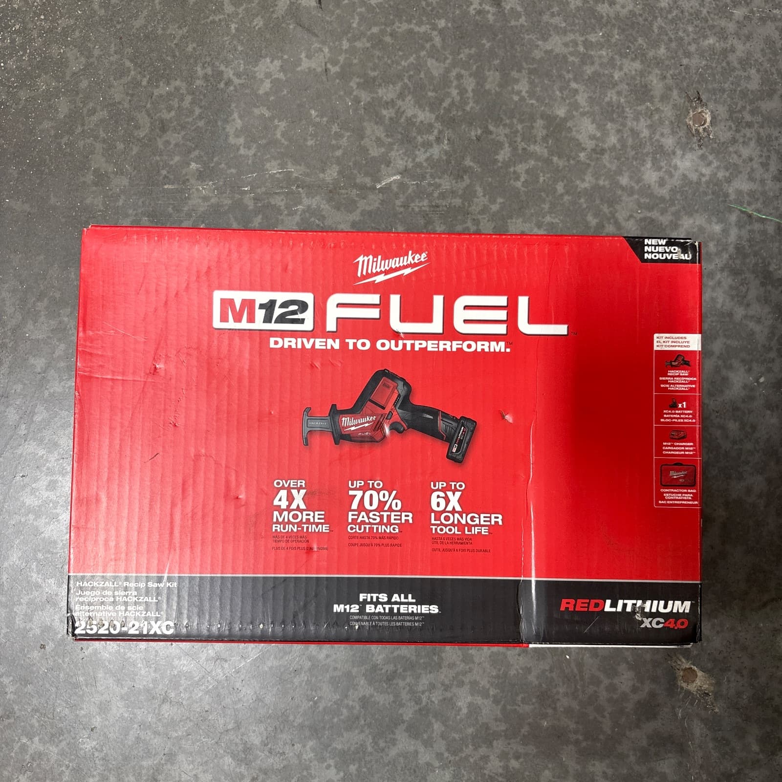 Milwaukee M12 FUEL Cordless 12V Reciprocating Saw Kit MPN 2520-21XC — image 1