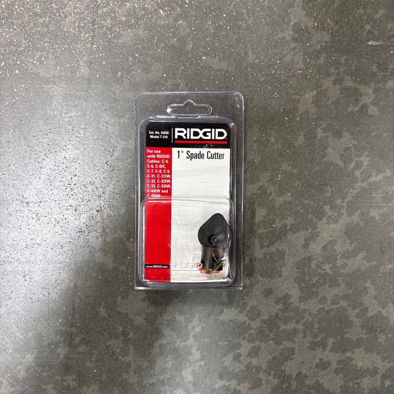 RIDGID 1 in. Spiral Cutter for Drain Cleaning MPN 63030