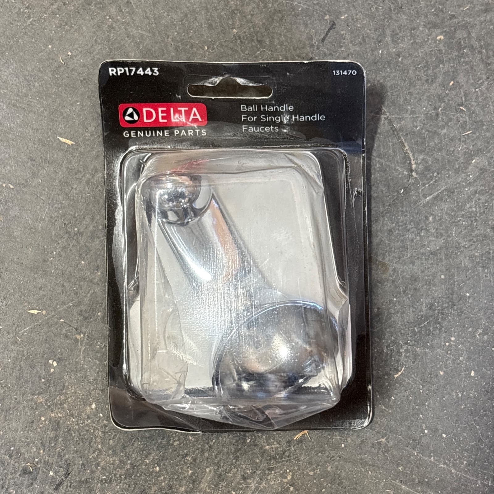 Delta Faucet 7 in. Single Handle Lever Faucet Kit, Polished Chrome MPN RP17443
