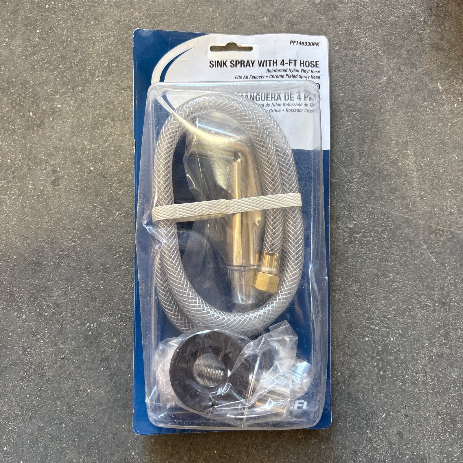 PROFLO Faucet Spray Hose and Guide, Polished Chrome MPN 100330