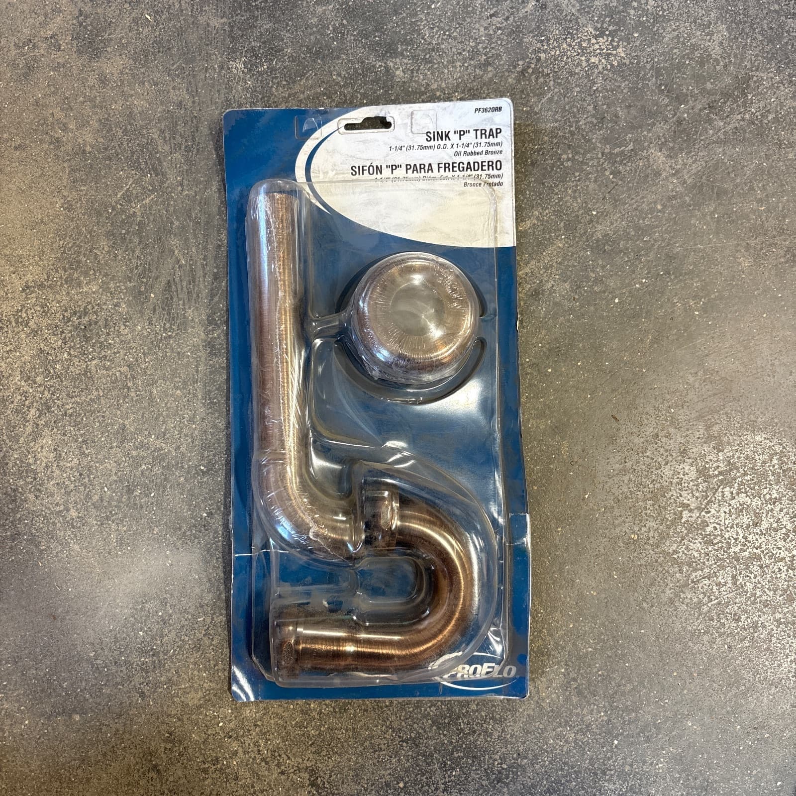PROFLO 1-1/4 in. P-Trap with Hi Box Flange, Oil Rubbed Bronze MPN PF362ORB