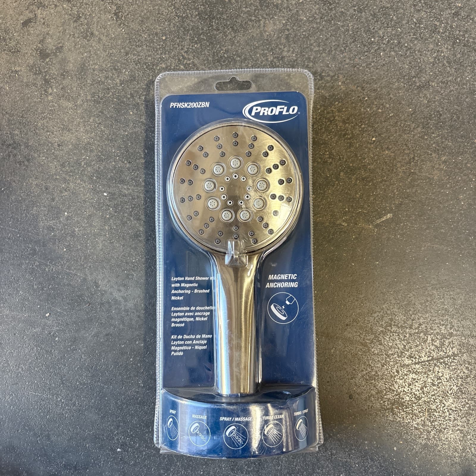 PROFLO Layton Multi Function Magnetic Hand Shower, Brushed Nickel MPN PFHSK200ZBN