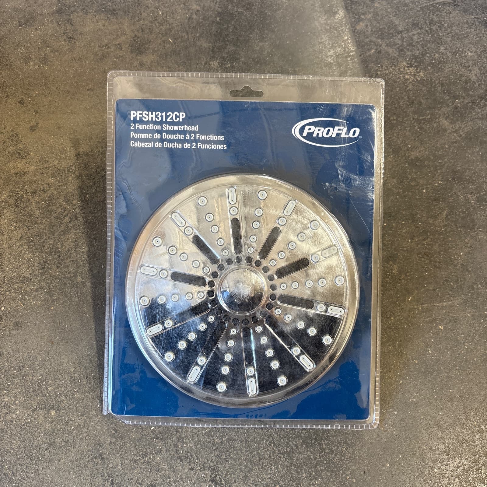 PROFLO Dual Function Massage Showerhead 1.8 GPM Chrome MPN PFSH312CP