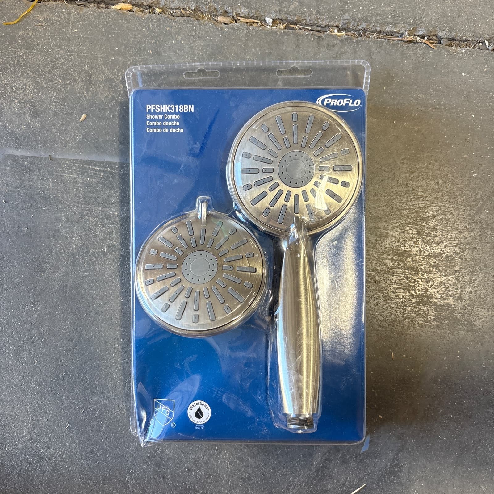 PROFLO Multi Function Hand Shower Combo 1.8 GPM Brushed Nickel MPN PFSHK318BN