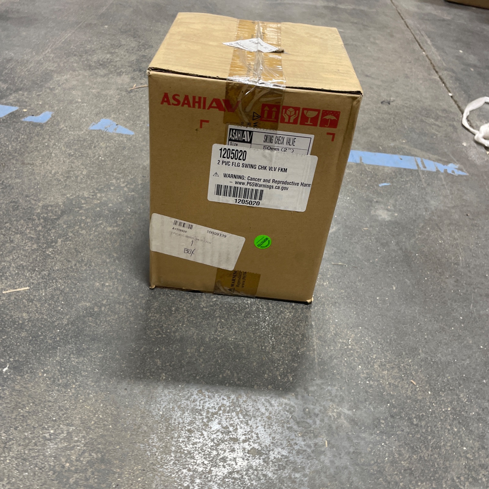 ASAHI/AMERICA 2 in. PVC Swing Check Valve with FKM Seat MPN 1205020 — image 1